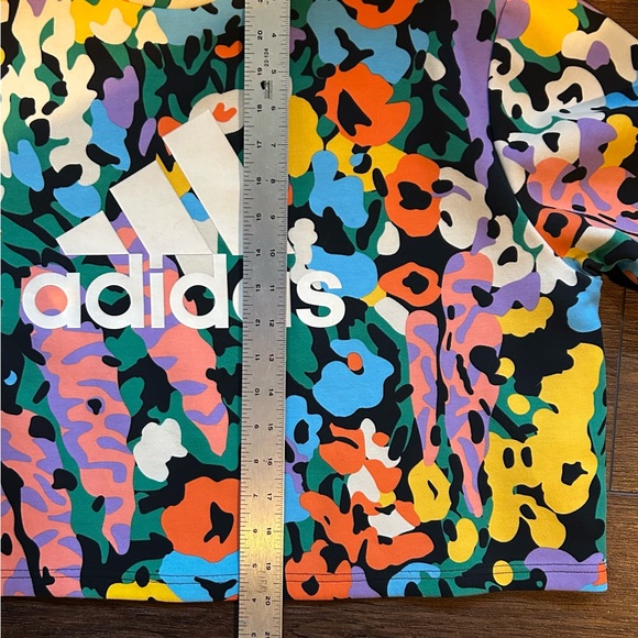 Adidas Originals Colorful Camo Crewneck Sweatshirt XL Streetwear Y2K Gorpcore - Picture 9 of 11